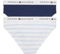 Tommy Hilfiger Girls 2 PK Bikini Print Multi (Breton Blue/Preppy Navy) 4-5 Years
