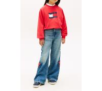 Tommy Hilfiger Girls Tommy Wave Flag Crew Red Alert Taglia: 14 | Maglioni Outlet | Unisex | Rosso