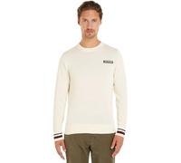 Tommy Hilfiger Global Stripe Crew NK MW0MW33502 Maglioni, Beige (Calico), L Uomo