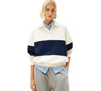 Tommy Hilfiger Gold BTN Rugby Fleece Swtsrt Ww0ww48785 Felpa Pullover Donna (Pacco da 1)