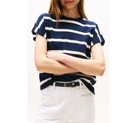 Tommy Hilfiger Gold Button Mdrn C-n Dark Night Navy/ivory Silk Taglia: L | Outlet | Donna | Nero