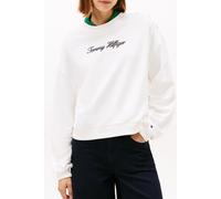 Tommy Hilfiger Gold Button Script Terry Pullover Sweatshirt Ecru Taglia: S | Maglie a manica lunga Outlet | Donna | Marrone