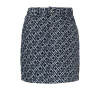 Tommy Hilfiger - Gonna corta in denim con monogramma - - Skirts - Donna - Multicolore - M