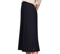 Tommy Hilfiger Gonna Donna Fluid Pleated Skirt Lunghezza Midi, Blu (Desert Sky), 34