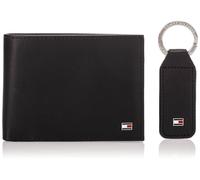Set regali Tommy Hilfiger Gp Eton Cc And Coin Pckt Keyfob AM0AM07931 Nero 00