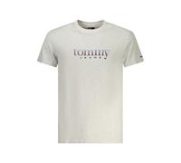 Tommy Hilfiger Gray Cotton Men's T-Shirt - S