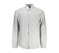 Tommy Hilfiger Grigio Cotton Men Shirt - M