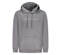 Tommy Hilfiger Grigio Cotton Men Sweatshirt Hooded Embroidery Pocket - XXL