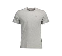 Tommy Hilfiger Grigio Cotton Men T-Shirt - M