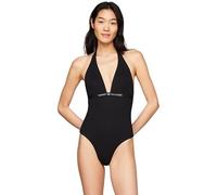 Tommy Hilfiger Halter One Piece RP (Ext Sizes) Uw0uw05259 Costume da Bagno a Girocollo Donna (Pacco da 1)