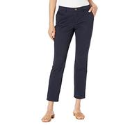 Tommy Hilfiger Hampton - Pantaloni Chino da Donna, con Risvolto e vestibilità Comoda, Navy, 40