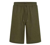 Tommy Hilfiger Harlem Po Linen Short Mw0Mw37804 Pantaloncini Chino, Khaki (Army Green), 33W Adulto