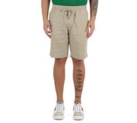 Tommy Hilfiger Harlem Po Linen Short Mw0Mw37804 Pantaloncini Chino, Khaki (Sandalwood), 33W Adulto