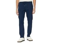 Tommy Hilfiger Harlem Sorona Linen Mw0Mw38801 Pantaloni Chino, Blue (Night Sky), 34W / 32L Adulto