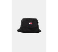 Tommy Jeans Uomo Cappello da Pescatore Heritage Bucket Hat con Logo, Nero (Black), Taglia Unica