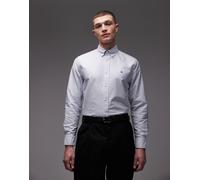 Tommy Hilfiger - Heritage - Camicia Oxford a maniche lunghe azzurra-Blu 48
