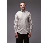 Tommy Hilfiger Solid Heritage Oxford RF Shirt Mw0mw35774 Camicia L/S, Khaki (Safari Canvas), S Uomo
