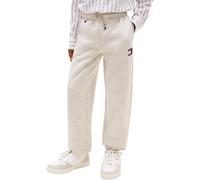 Tommy Hilfiger Heritage Flag Sweatpants Ks0ks00715 Pantaloni da Tuta, Grey (Light Grey Heather), 14 Anni Unisex-Adulto