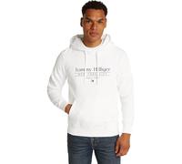 Tommy Hilfiger Hilfiger Center Stack Hoody Mw0Mw38672, Felpa con Cappuccio, Uomo, Bianco (White 658 170), XS