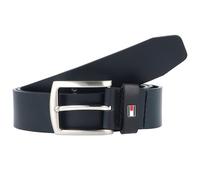 Tommy Hilfiger Hilfiger Flag Cintura Vera Pelle 80 cm blu