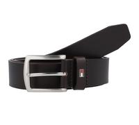 Tommy Hilfiger Hilfiger Flag Cintura Vera Pelle 80 cm marrone