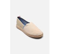 Tommy Hilfiger Uomo Espadrillas Flex Mix in Pelle Scamosciata, Beige (Sandalwood), 40