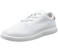 Tommy Hilfiger HILFIGER KNIT HYBRID SHOE, Scarpa ibrida Uomo, Bianco, 44 EU