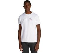 Tommy Hilfiger Hilfiger New York Tee S/S T-Shirts Uomo, White, L
