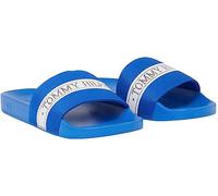 Tommy Hilfiger Hilfiger Poolside con fettuccia Fw0fw08529Slides da donna, Blu Ultra Blu, 39 EU