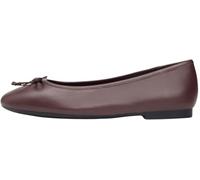 Tommy Hilfiger Hilfiger Smooth Lthr Ballet Fw0Fw09006, Ballerine Donna, Brown (Rich Walnut), 40 EU