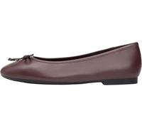 Tommy Hilfiger Hilfiger Smooth Lthr Ballet Fw0Fw09006, Ballerine Donna, Brown (Rich Walnut), 41 EU