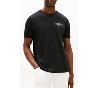 Tommy Hilfiger Hilfiger Stack Regular Fit Short Sleeve Tee Black Taglia: S | Magliette basic Outlet | Uomo | Nero