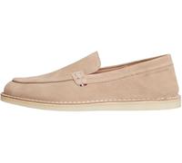 Tommy Hilfiger Hilfiger Stitchdown Suede Loafer Fm0fm05782, Mocassini Uomo, Beige (Coastal Taupe), 45 EU
