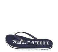 Tommy Hilfiger Hilfiger Strap Beach Sandal FW0FW07901, Infradito Donna, Blu (Space Blue), 36 EU