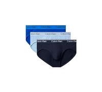 Calvin Klein - Micro - Confezione da 3 slip elasticizzati blu navy/cobalto/azzurri-Multicolore 50