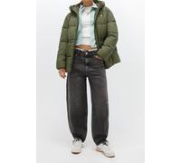 Tommy Hilfiger Hooded Midi Puffer Jacket Pewter Green Taglia: M | Giacche invernali Outlet | Donna | Verde