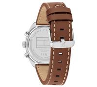 Tommy Hilfiger Orologio con Cronografo al Quarzo da Uomo con Cinturino in Pelle Marrone Chiaro - 1710720, Light Brown