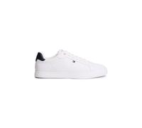 Tommy Hilfiger Uomo Icon Court Light Leather FM0FM05946 Low Top, Bianco, 40