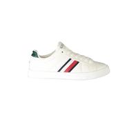 Tommy Hilfiger White Leather Men Sneaker - EU46