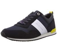 Tommy Hilfiger Iconic Material Mix Runner, Scarpe da Ginnastica Basse Uomo, Blu (Midnight 403), 42 EU