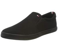 Tommy Hilfiger ICONIC SLIP ON SNEAKER FM0FM00597, Uomo, Nero (Triple Black), 40 EU