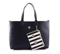 Tommy Hilfiger Iconic Tommy Tote Solid Stripe Space Blue