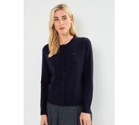 Tommy Hilfiger Donna Cardigan Jersey Stitch Cardigan Elegante, Blu (Desert Sky), XS