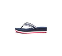 TOMMY HILFIGER Infradito marino / bianco Donna TOMMY HILFIGER 38