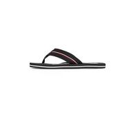 Tommy Hilfiger Uomo Infradito Corporate Beach Sandal Ciabattine, Nero (Black), 41