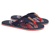 (TG. 39 EU) Tommy Hilfiger Essential TH Beach Sandal, Infradito Uomo, Blu (Midni