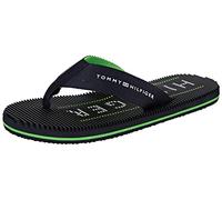 Tommy Hilfiger Infradito Uomo Massage Footbed Beach Sandal Scarpe da Mare, Blu (Desert Sky), 40 EU