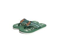 TOMMY HILFIGER Infradito verde / bianco Uomo TOMMY HILFIGER 41
