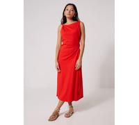 Tommy Hilfiger - Interlock Knot Detail Dress Rosso - Abbigliamento L Rosso