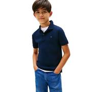Tommy Hilfiger Interlock RWB Polo SS KB0KB10007 Polo Bambino Blu (Dark Night Navy), 7 Anni